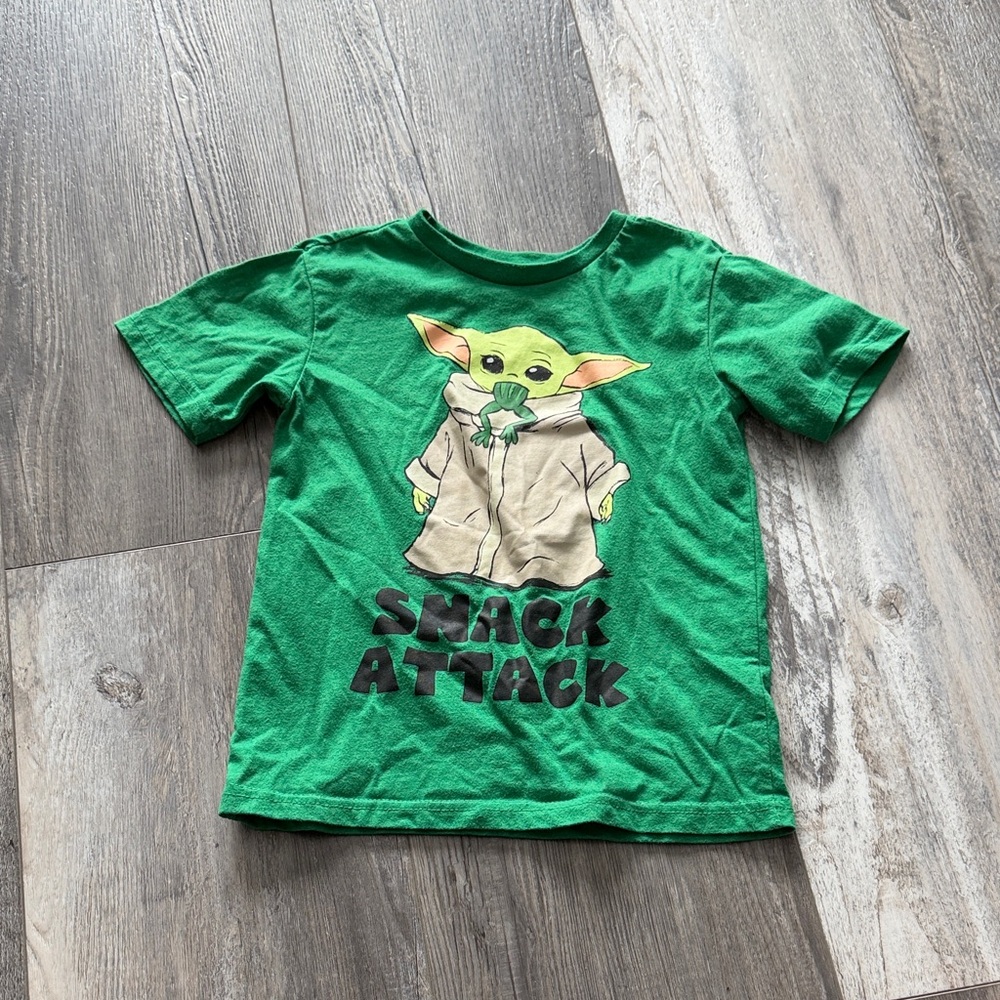 Star Wars Green Kids Short Sleeve Tee